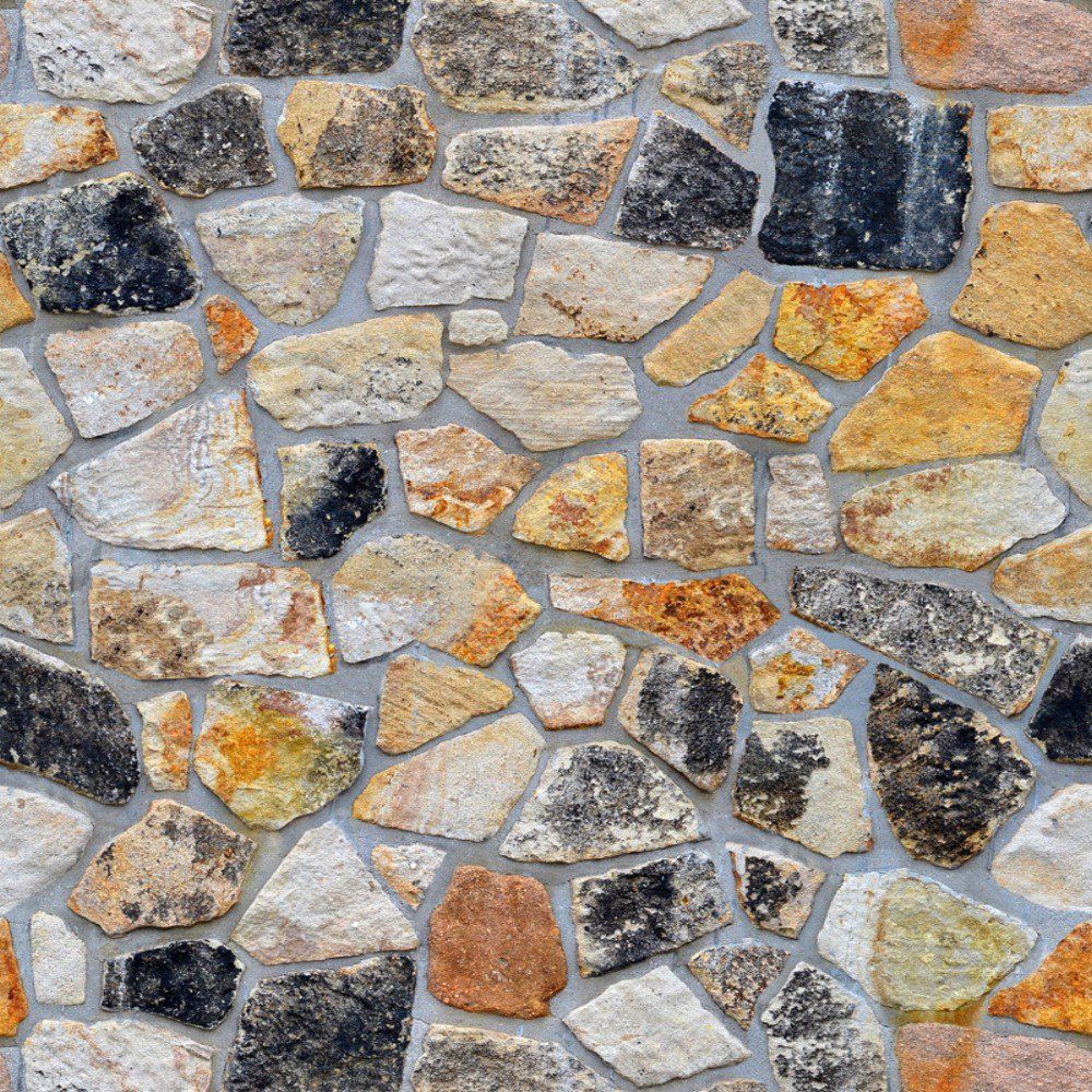 

DSU Creative Antique Stone Brick Wall Sticker SA-1014, Colormix