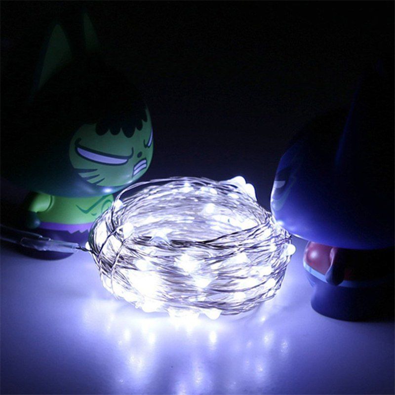 

4M 40 - LED Lights Battery Powered Copper Wire String Lights Home Decoration, White light