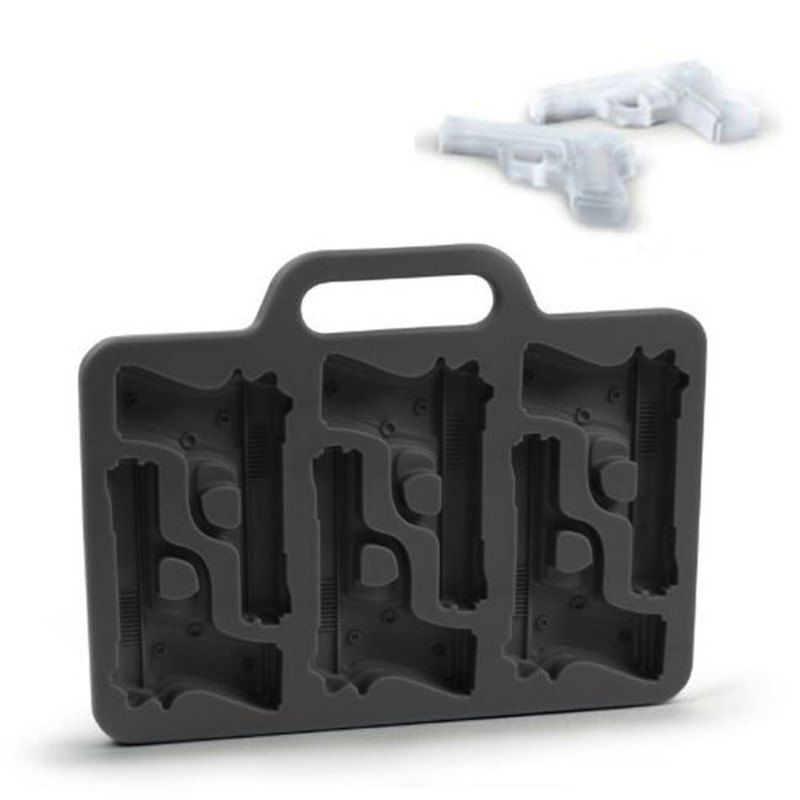 

Soft Practical Ice Tray Silicone Mold, Black