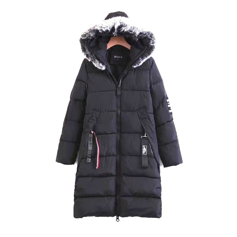 

New Medium Long Cotton Clothes, Black