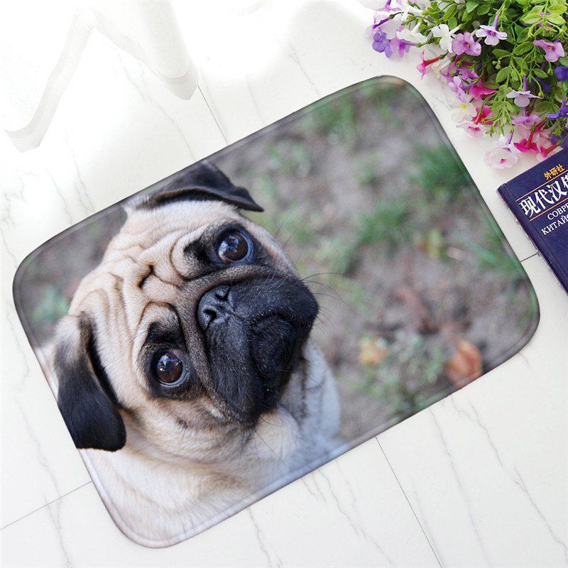 

Creative Puppy Pattern Antiskid Floor Mat, Colormix
