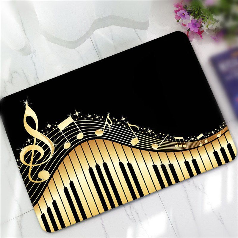 

Creative Piano Pattern Antiskid Floor Mat, Colormix