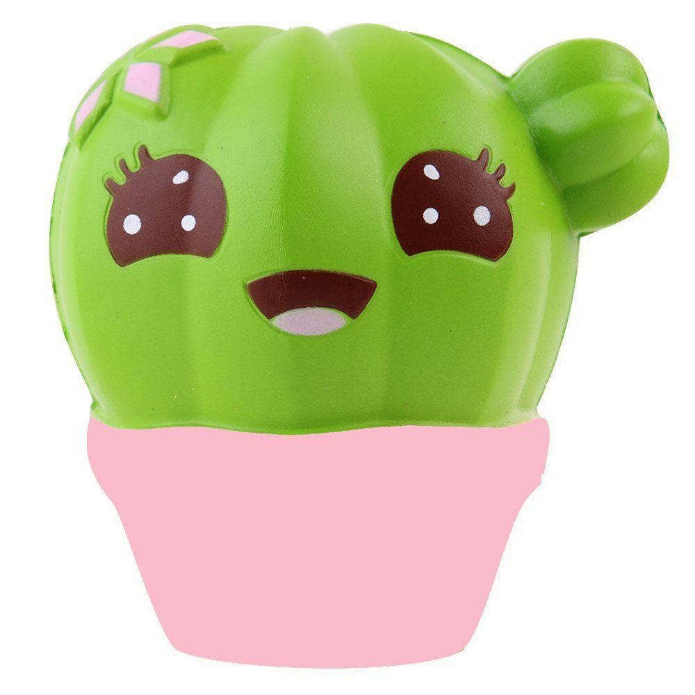 

Squishy Cactus Scented Jumbo Slow Rising Relief Toy, Colormix