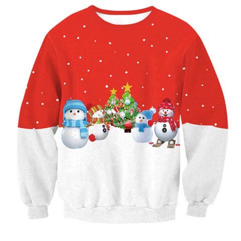 Women's Christmas Print Long Sleeve Sweatshirt Shops Women's Christmas Print Long Sleeve Sweatshirt