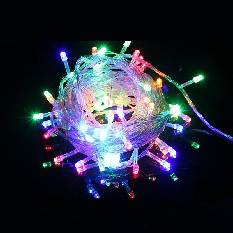 

10 Meters 100 LED Christmas Sky Stars Waterproof Flash String Light, Colorful