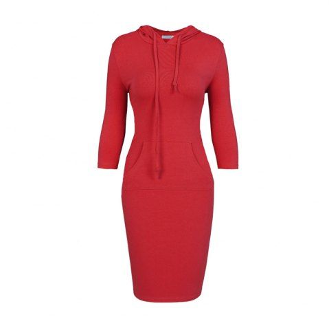 knee length sweatshirt dress