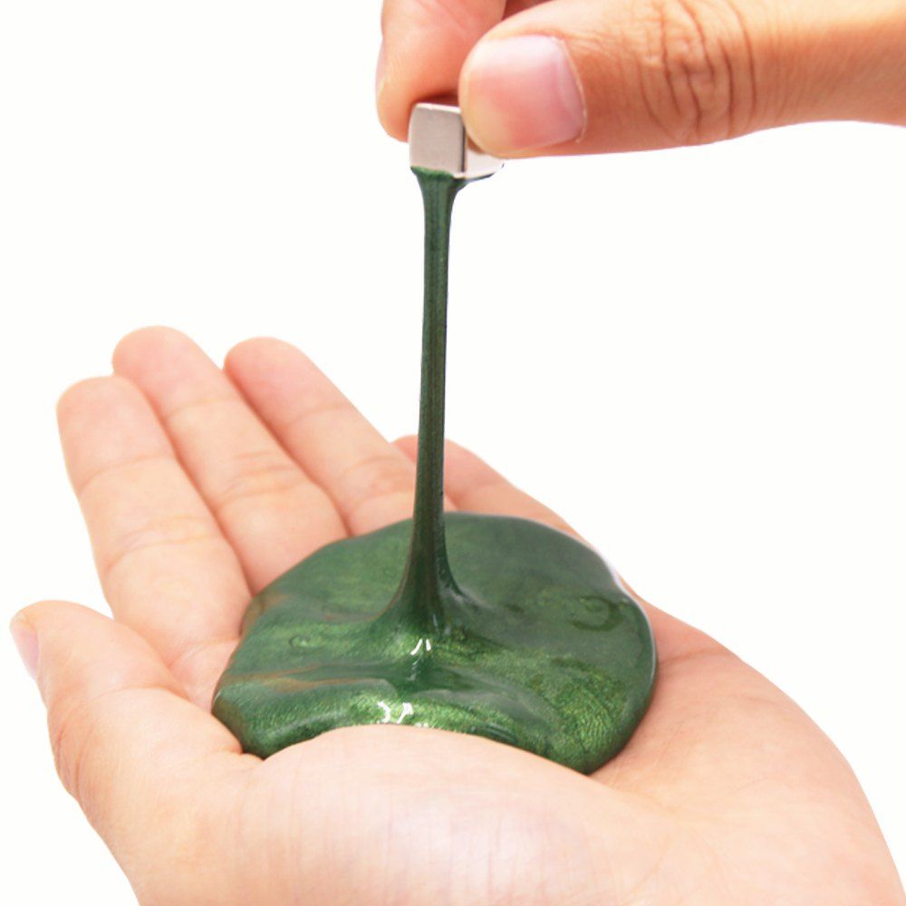 

Magnetic Putty Toy Stress Reliever for Kids and Adults for Fun - Green