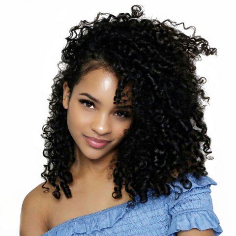 2019 synthetic curly lace front wigs for women