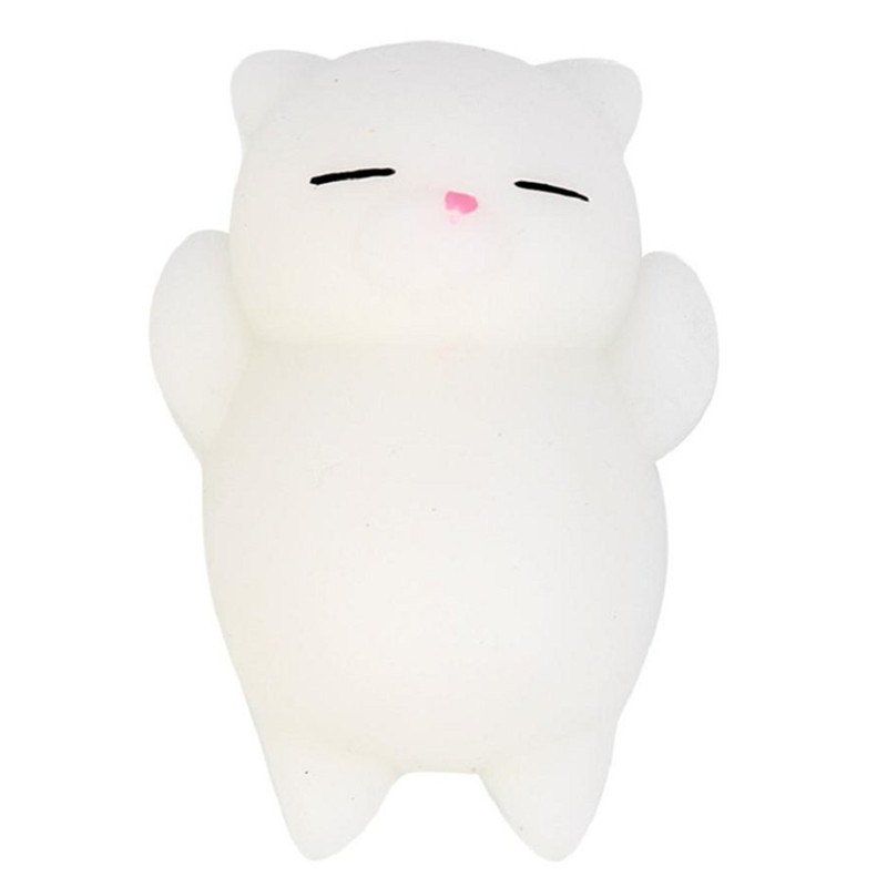 

Cute Cat Style Squishy Toy for Pressure Reducing, White