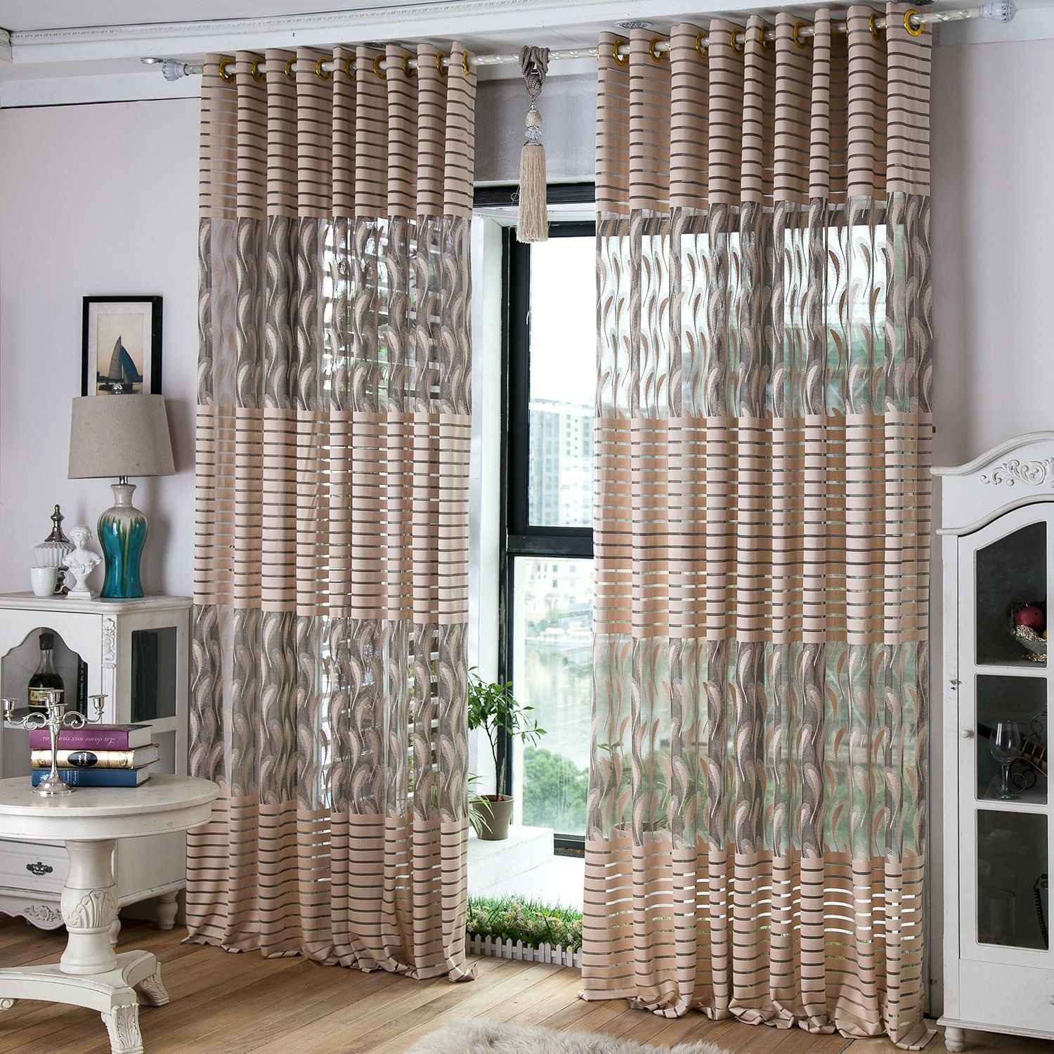 45 Off Door Window Curtain Drape Panel Sheer Scarf Valances For