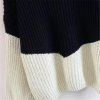 Round Neck Long Seeved Sweater -  