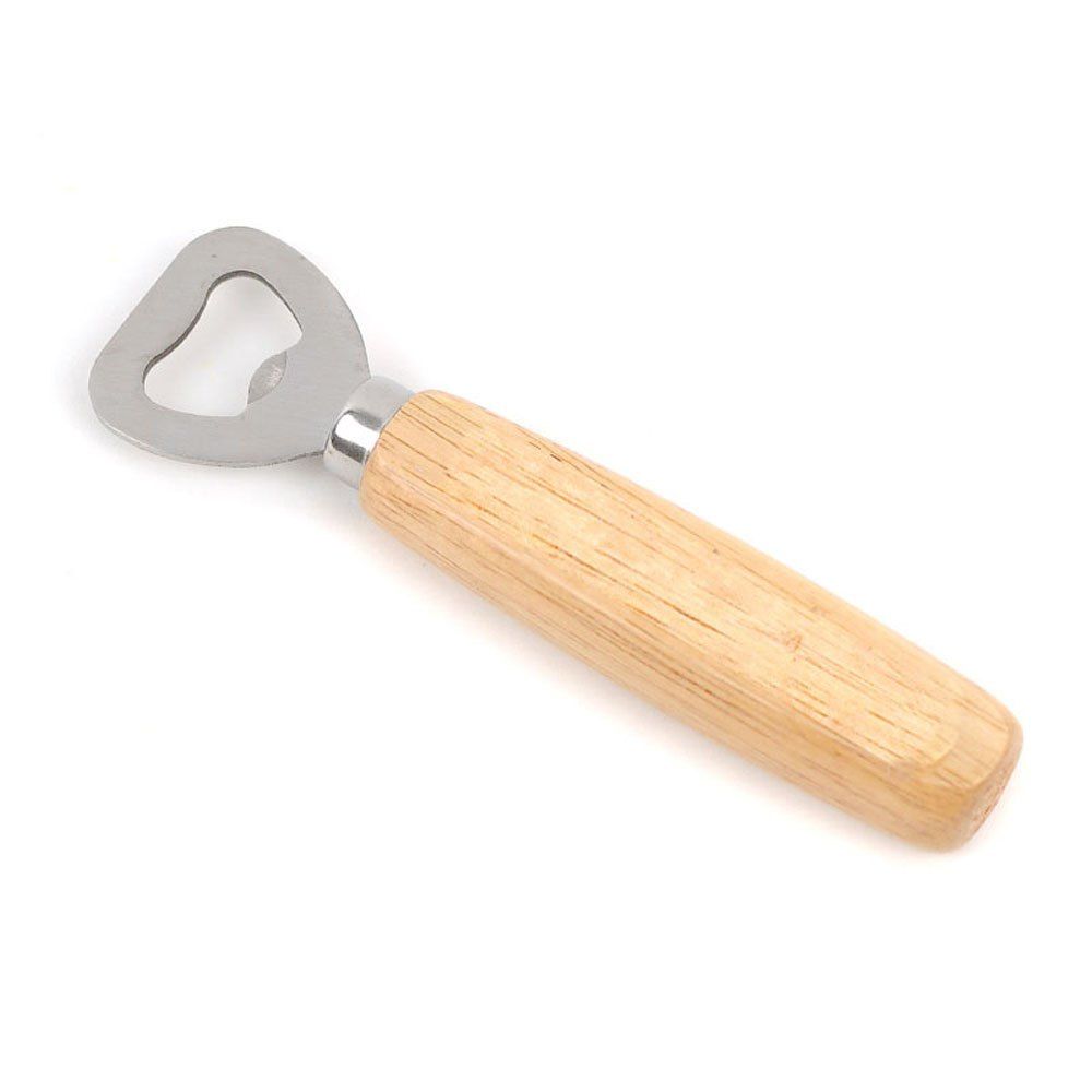 [42 OFF] Wooden Handle Wine Bottle Opener Wood Hardware Rosegal