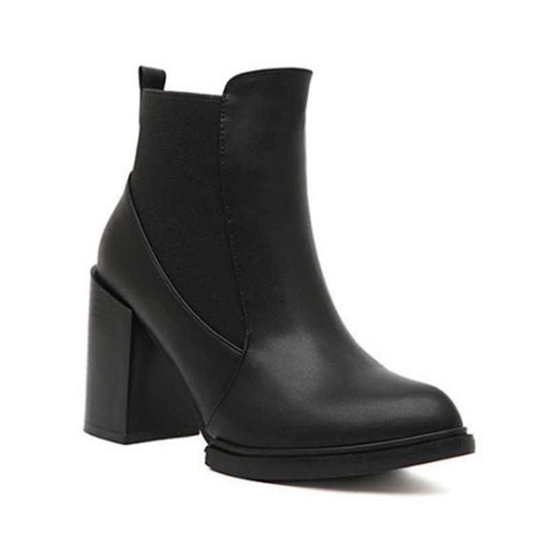 rubber sole heel boots