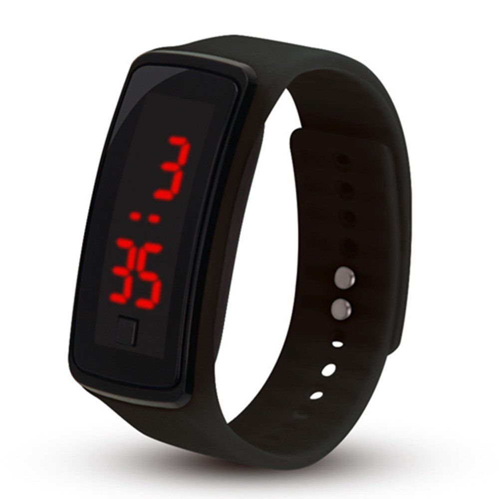 2018 Men Women Led Digital Bracelet Watch Rosegal Trendy Men Women Led Digital Bracelet Watch