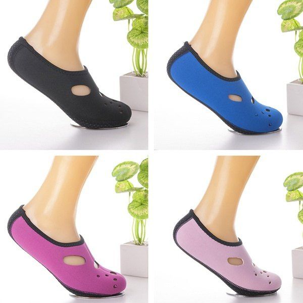 

2017 new fashion Water Shoes Aqua Socks Exercise Pool Beach Dance Swimming Diving Slip Socks, Black