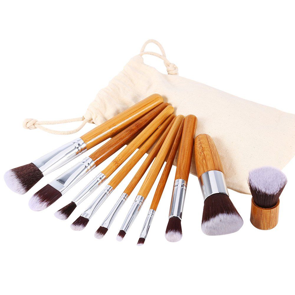 40 OFF 10 Piece Bamboo Brush Set Rosegal   143308 3313 