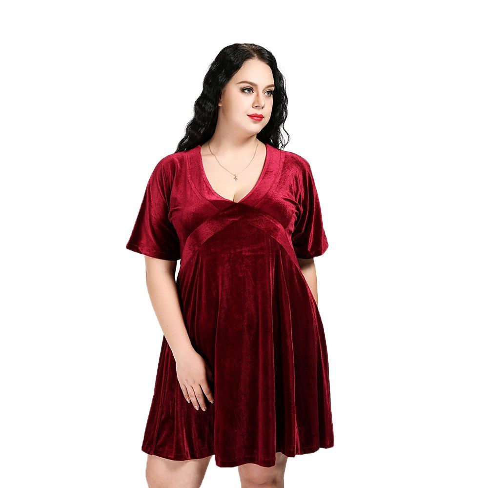 2019 plus size lace trim flare sleeve t shirt