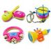Children early education drum music educational instrument combination 5 joy woolly waist drum hand bell trumpet baby -  
