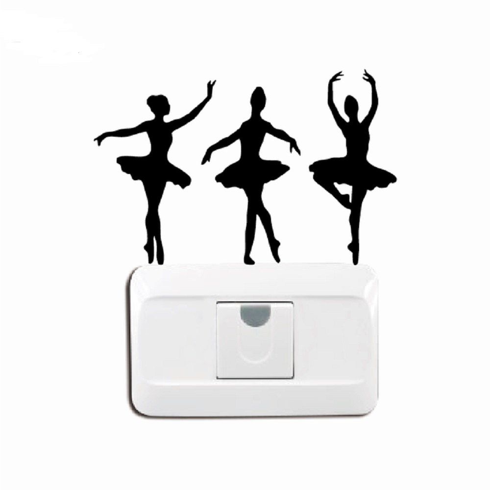 Pointe Ballet Give a girl the right shoes Dance Wall Art Vinyl Decal Sticker