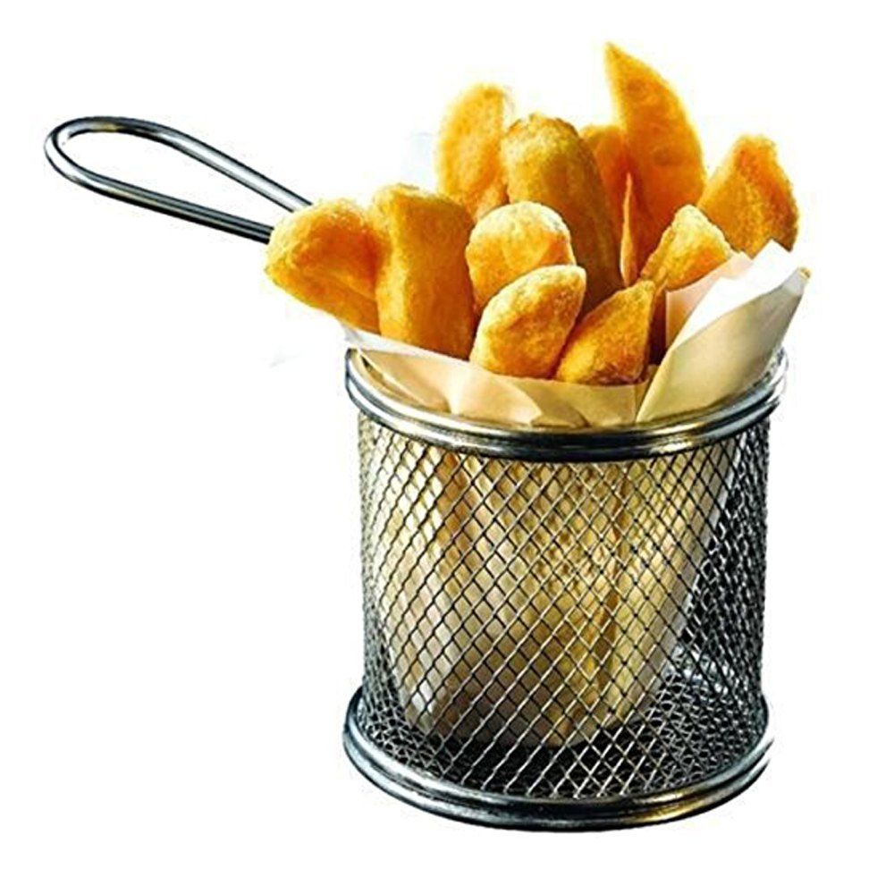 Lot De 3 Paniers à Frites Inox Westmark - Ø9x13 Cm, Pour Tapas Et Snacks