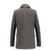 Lapel Solid Color Coat Slim Men's Woolen Coat Windbreaker -  