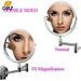 ORZ  Bathroom Makeup Mirror 3X Magnifying Wall Mount Dual Sided 7 inch -  