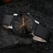 DUOYA XR1565-S Women Simple Leather Band Analog Quartz Wrist Watch -  