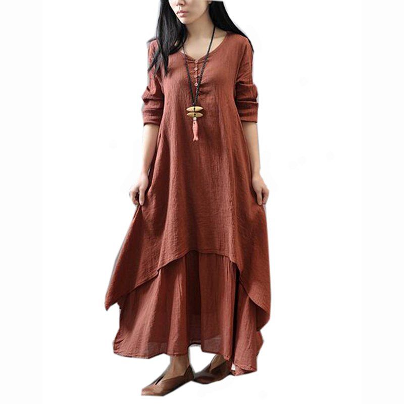 Loose Polyester Dress