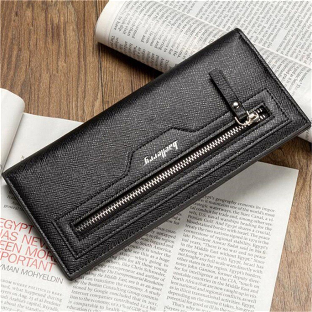 Hommes Mode Mâle Cuir Portefeuille Porte En Portefeuilles Embrayage Pochettes Monnaie Rj3A45L