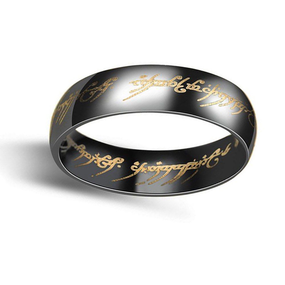 [34 OFF] Mens Jewelry The Lord Of The Rings For Men 18K Gold Plating