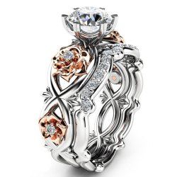 Rose gold wedding band womens cheap dress centers vendors