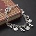 Fashion Design Vintage Handbag Shoe Bracelet Personality Silver-plated Charm Jewelry -  