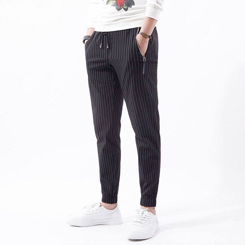 vertical striped pants mens