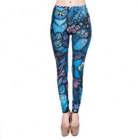 Fashion Night Owl Full Printing Pants Ladies Fitness Leggings Yoga Fashion Night Owl Full Printing Pants Ladies Fitness Leggings Yoga