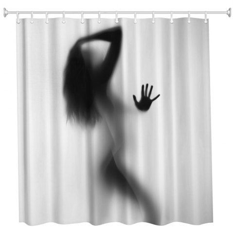 51 Off The Y Shadow Polyester Shower Curtain Bathroom 51 Off The Y Shadow Polyester Shower Curtain Bathroom High Definition 3d Printing Water Proof Rosegal