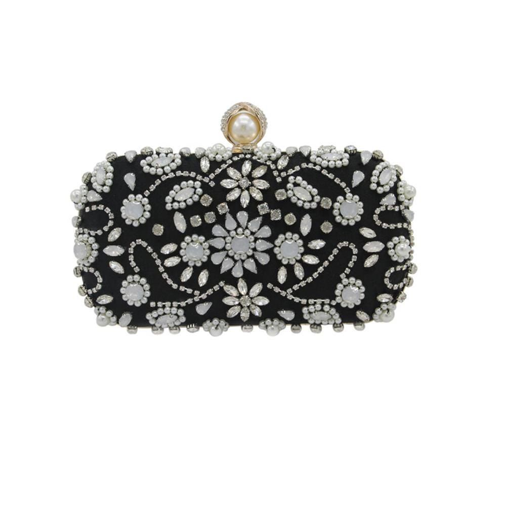 2018Promotion Vente Chaude Européenne Pop Perlé Sac Diamant Autriche Dîner Femmes Simple Atmosphère  