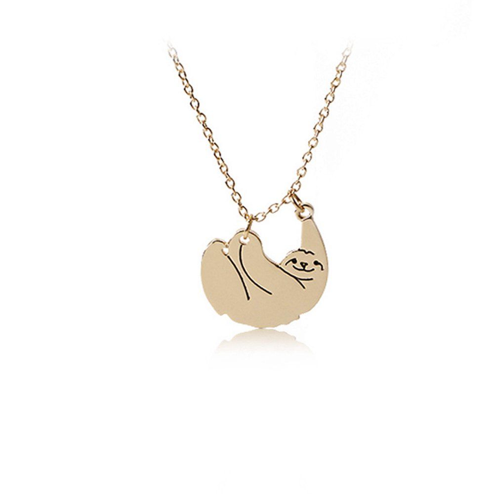 [40% OFF] Fashion Womens Cute Chain Sloth Pendant Necklace ...