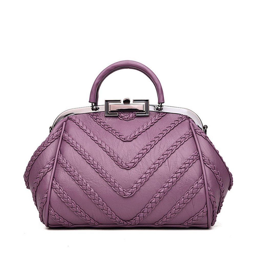 2017 New European Fashion Handbags Woven Bag Handbag Nip Retro Temperament All Match Shoulder Diagonal Cross