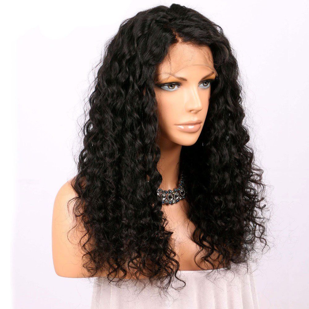 2019 synthetic curly lace front wigs for women