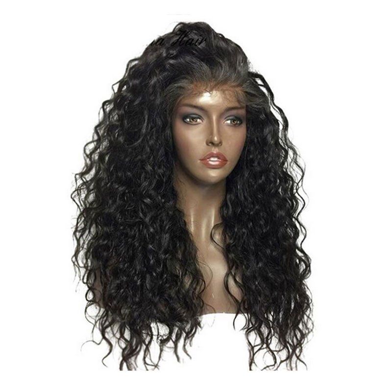 2019 synthetic curly lace front wigs for women