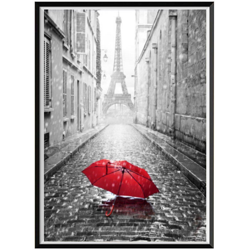 [26 OFF] NAIYUE 9428 Eiffel Tower Red Umbrella Print Draw 5D Diamond