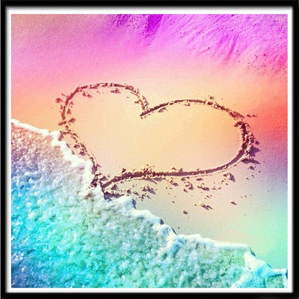 

NAIYUE 6114 Love Print Draw 5D Diamond Painting Diamond Embroidery, Colormix