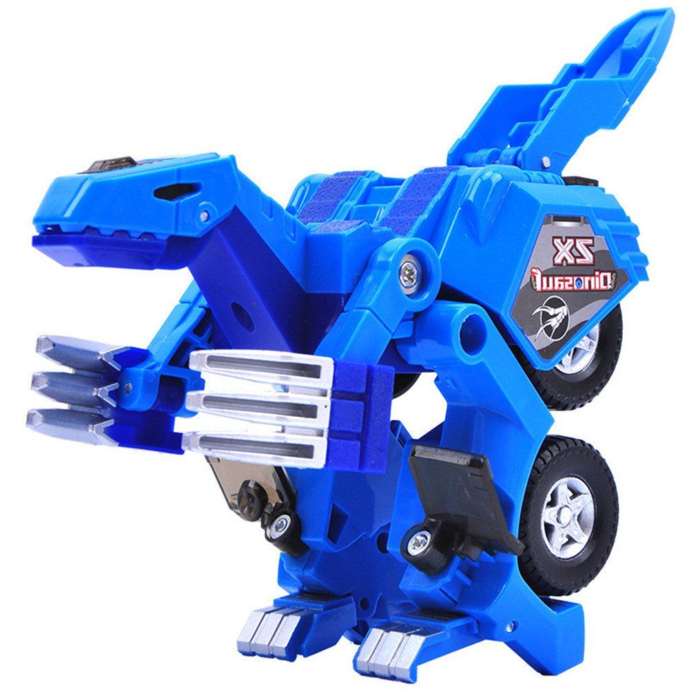 led dinosaur transformation car toy