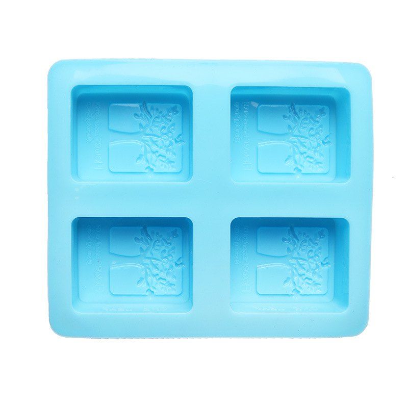 

Leaf-Shaped Soap Cake Mold, Blue