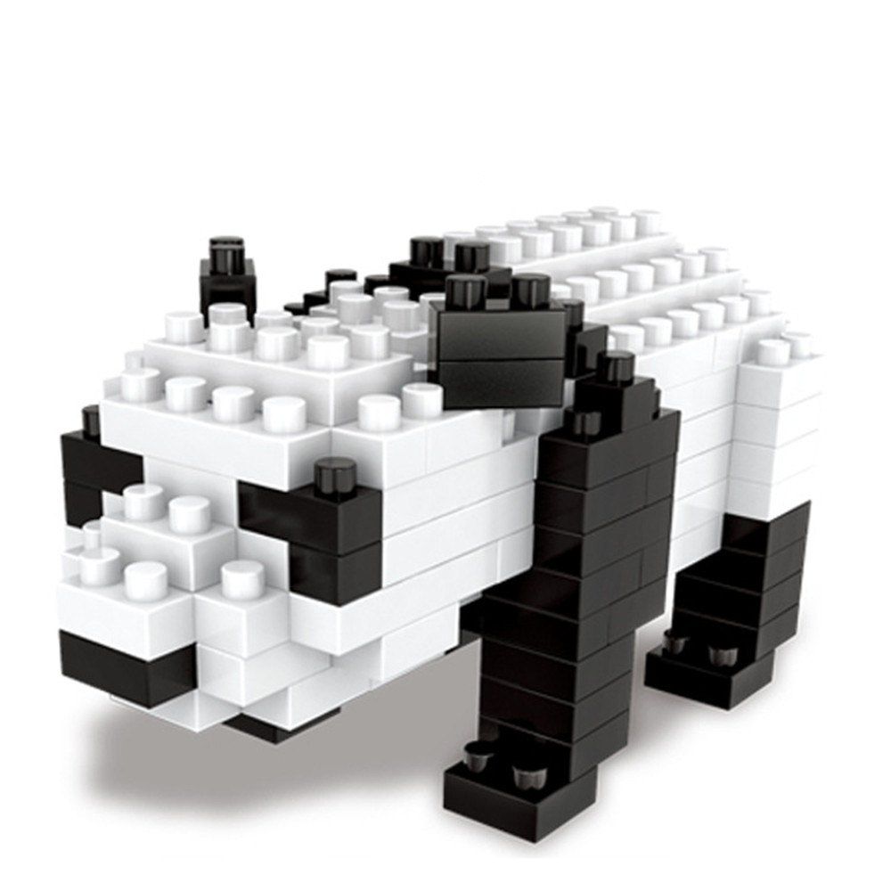 

Creative Panda Small Particles Assembled Puzzle Building Blocks Toy, Black white