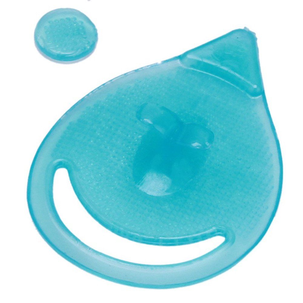 

Silicone Exfoliating Black Brush, Blue