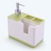 Multi-functional Lotions Dispenser Set Bathroom Kitchen Liquid Soaps Dispenser -  