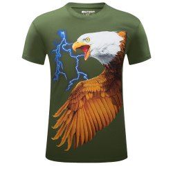 polyester round neck abstract print bohemian half sleeve short sleeve t shirts