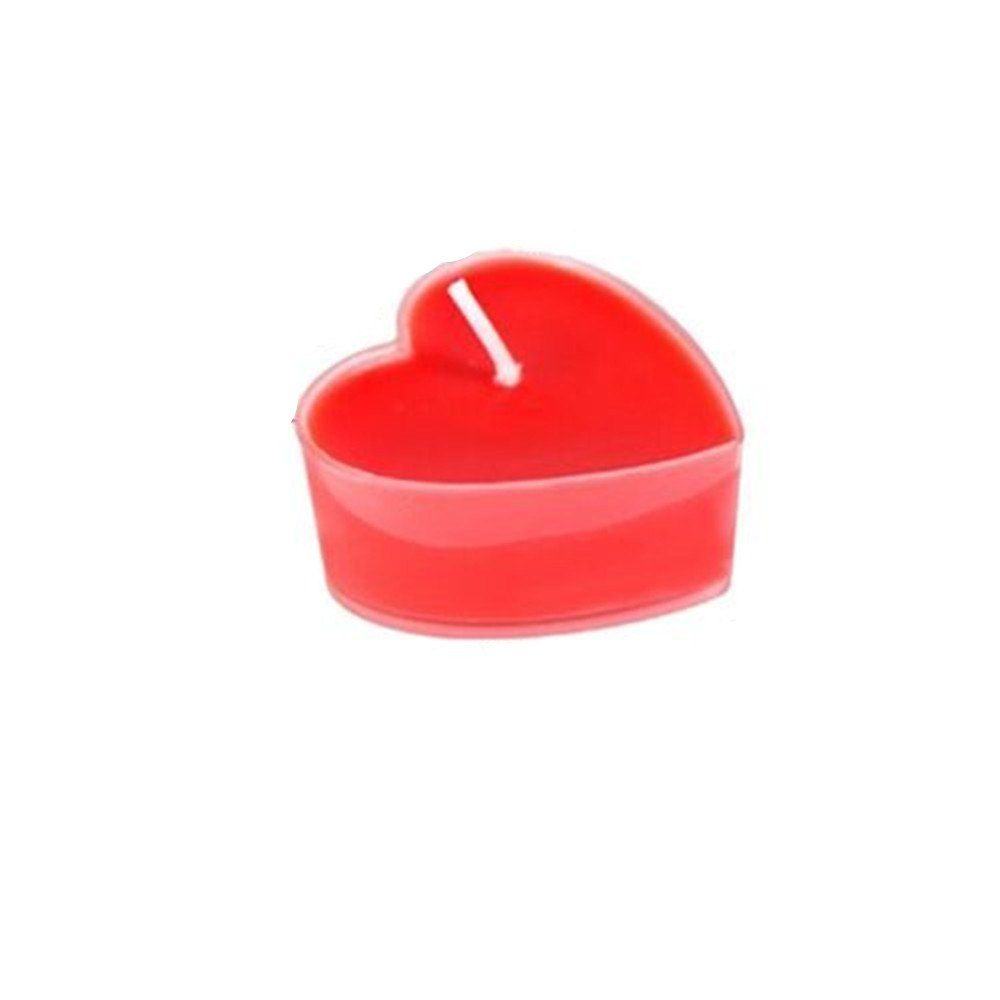 Hot 1Pcs Sweet Romantic Love Heart Shaped Floating Scented Candles  