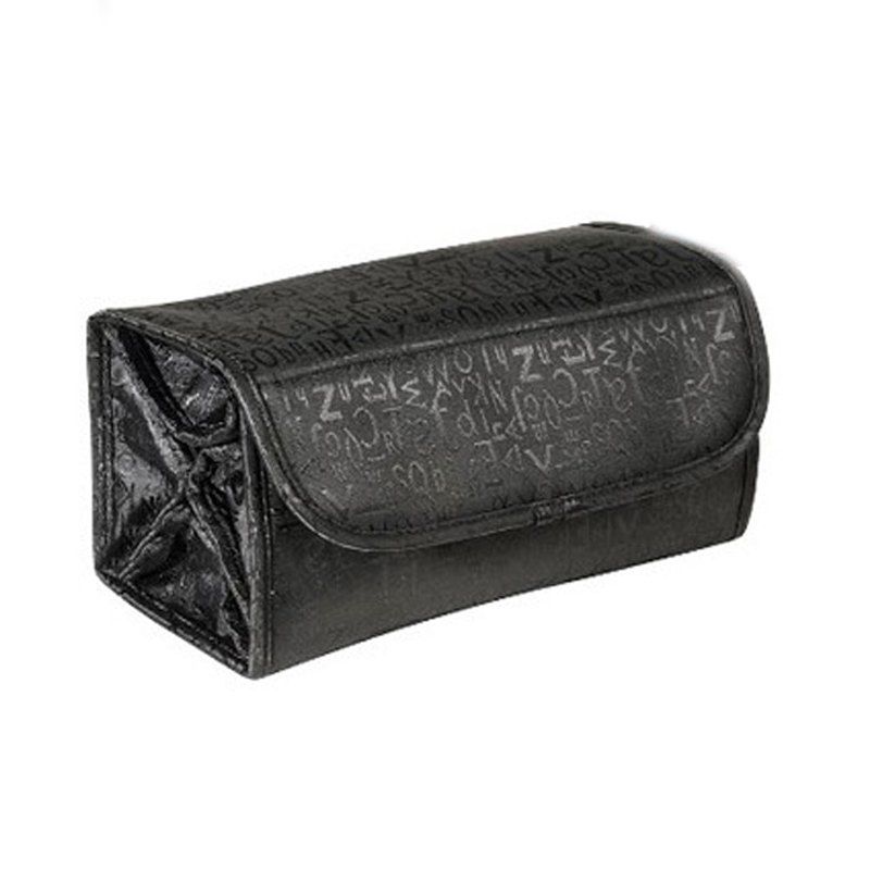 

toiletry bag grand trousse de maquillage de marque luxe women Roll-N-Go makeup capacity of Cosmetic multi packet compact, Black